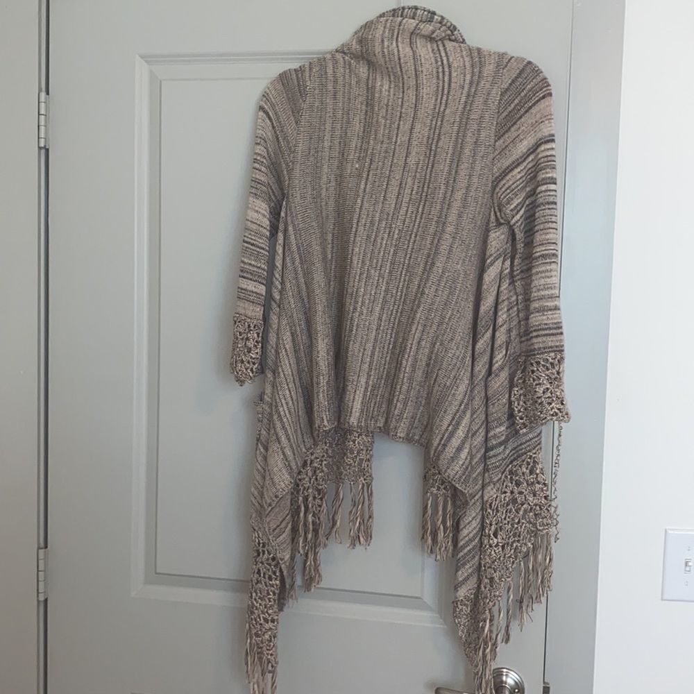 forever 21 knit fringe cardigan - Picture 3 of 4